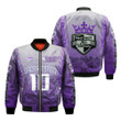 Sacramento Kings Domantas Sabonis #10 Protect The Crown 3D Bomber Jacket