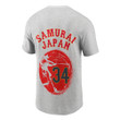 Japan Baseball Flag Samurai Japan Masataka #34 World Baseball Classic Gray 3D T-Shirt