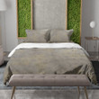 A Flat Concrete Wall With Holes Printed Bedding Set Bedroom Decor Texture Design