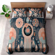 A Flowy Silhouette Floral Printed Bedding Set Bedroom Decor Boho Pattern Design