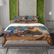 A Heartwarming Mosaic Artwork Printed Bedding Set Bedroom Decor Fathers Day Design