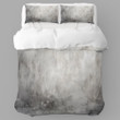 A Light Grey Texture Design Printed Bedding Set Bedroom Decor