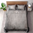 A Light Grey Texture Design Printed Bedding Set Bedroom Decor