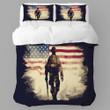 A Walk To Freedom Printed Bedding Set Bedroom Decor Patriotic Design
