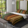 A Natural Earth Gradient Printed Bedding Set Bedroom Decor Simple Design