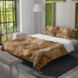 A Natural And Organic Shapes Printed Bedding Set Bedroom Decor Tile Pattern Design