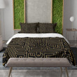 An Illusionary Maze Printed Bedding Set Bedroom Decor Illusion Design