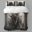 A Monster Screaming Printed Bedding Set Bedroom Decor Realistic Design