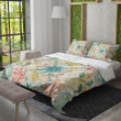 A Vintage Inspired Soft Color Printed Bedding Set Bedroom Decor Tile Pattern Design