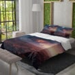 An Alien World Floating Printed Bedding Set Bedroom Decor Galaxy Design