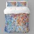 A Pixelated Style Marble Printed Bedding Set Bedroom Decor Texture Design