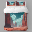 A Surreal Desert Printed Bedding Set Bedroom Decor Landscape Design