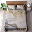 An Enchanting Marble Printed Bedding Set Bedroom Decor Texture Design