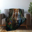 Protecting Our Natural World Printed Sherpa Fleece Blanket Socially Conscious Design