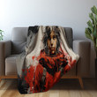 Protect Our Future Printed Sherpa Fleece Blanket Banksy Inspired Design