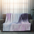 Pastel Marble Printed Sherpa Fleece Blanket Texture Design