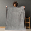 Rectangle Tiles Concrete Printed Sherpa Fleece Blanket Texture Design