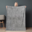 Seamless Tiles Concrete Printed Sherpa Fleece Blanket Texture Design