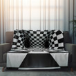 Photo Of 3D Checkered Printed Printed Sherpa Fleece Blanket