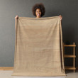Light Wooden Style Background Printed Sherpa Fleece Blanket Texture Design
