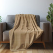 Light Wooden Style Background Printed Sherpa Fleece Blanket Texture Design