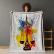 Human Rights Justice Printed Sherpa Fleece Blanket Socially Conscious Design
