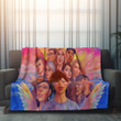 LGBTQ+ Rights Support Printed Sherpa Fleece Blanket Socially Conscious Design