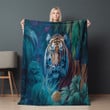 Importance Of Protecting Animals Printed Sherpa Fleece Blanket Socially Conscious Design