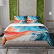Abstract Marble Swirling Veins Texture Design Printed Bedding Set Bedroom Decor
