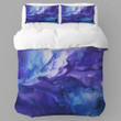 Celestial Nebulae Marble Texture Design Printed Bedding Set Bedroom Decor
