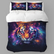 Cosmic Tiger Animal Galaxy Design Printed Bedding Set Bedroom Decor