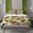 Rustic Holly Berries Christmas Winter Pattern Design Printed Bedding Set Bedroom Decor