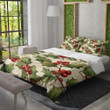 Rustic Holly Berries Christmas Winter Pattern Design Printed Bedding Set Bedroom Decor
