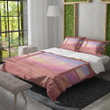 Realistic Window Overlooking Desert Sunset Landscape Design Printed Bedding Set Bedroom Decor