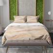 Neutral Colors Marble Texture Design Printed Bedding Set Bedroom Decor