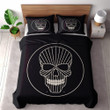 Minimalist Line Art Skull Artwork Design Printed Bedding Set Bedroom Decor