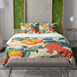 Vintage Tropical Fruits Printed Bedding Set Bedroom Decor