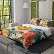 Vintage Tropical Fruits Printed Bedding Set Bedroom Decor
