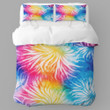 Vivid Spiral Tie Dye Seamless Pattern Design Printed Bedding Set Bedroom Decor