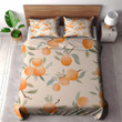 Whimsical Apricots Pattern Fruit Pattern Design Printed Bedding Set Bedroom Decor