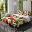 Nostalgic Vibe Strawberry Strawberry Fruit Pattern Design Printed Bedding Set Bedroom Decor