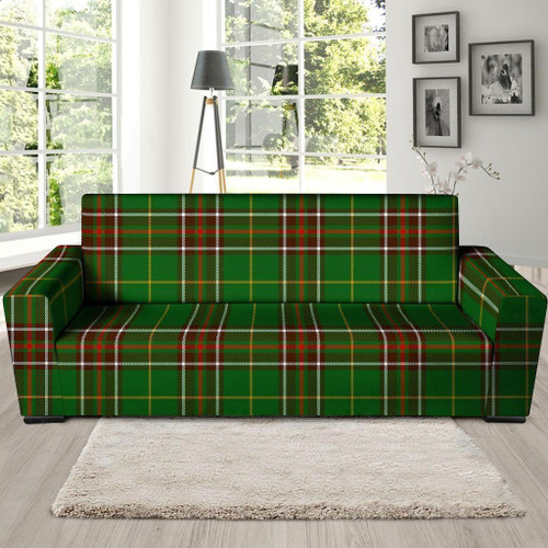 Newfoundland Tartan Green Plaid Sofa Cover