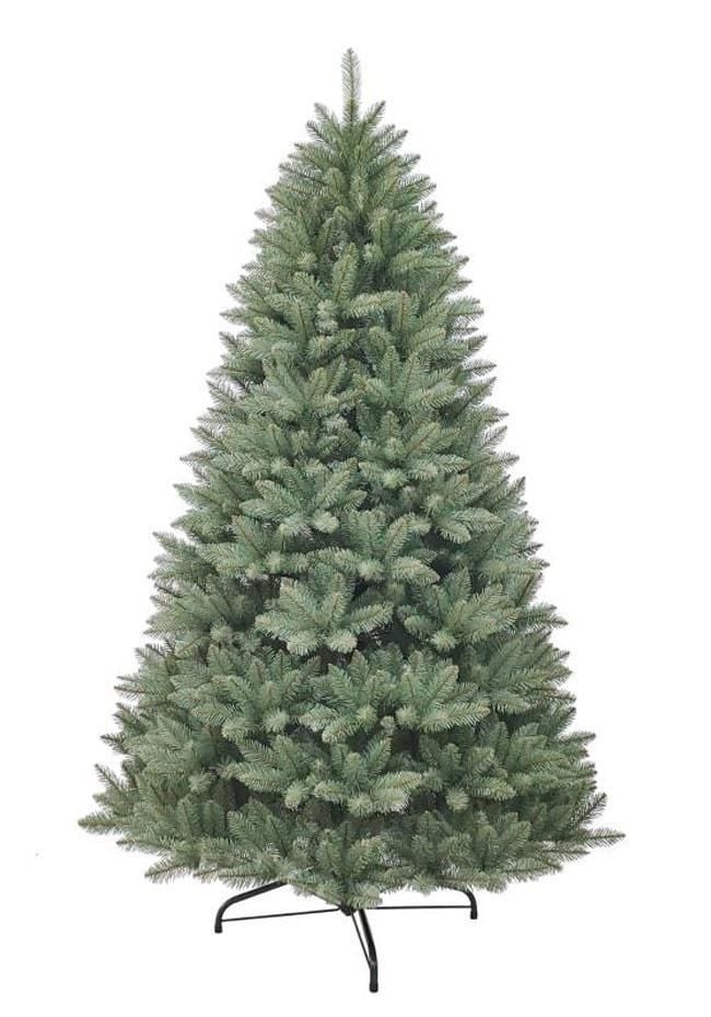 8' Tribeca Spruce White Artificial Unlit Christmas Tree Home Decor