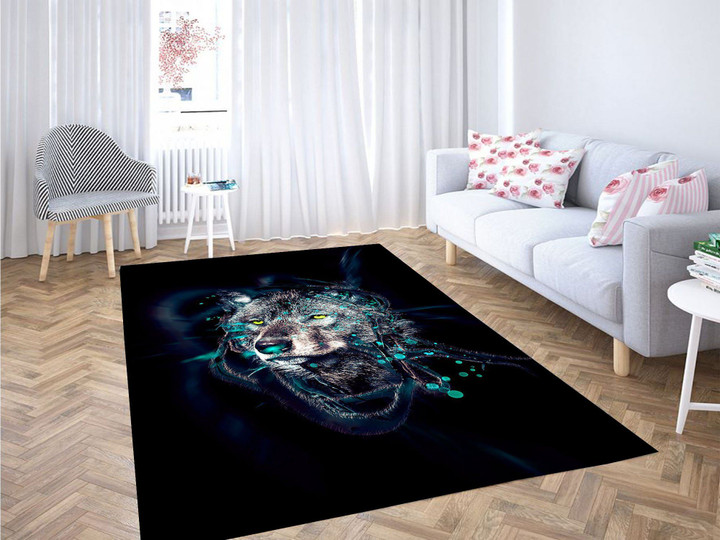 Dead Wolf Area Rugs Bold Patterns Fashionable For Home Decor