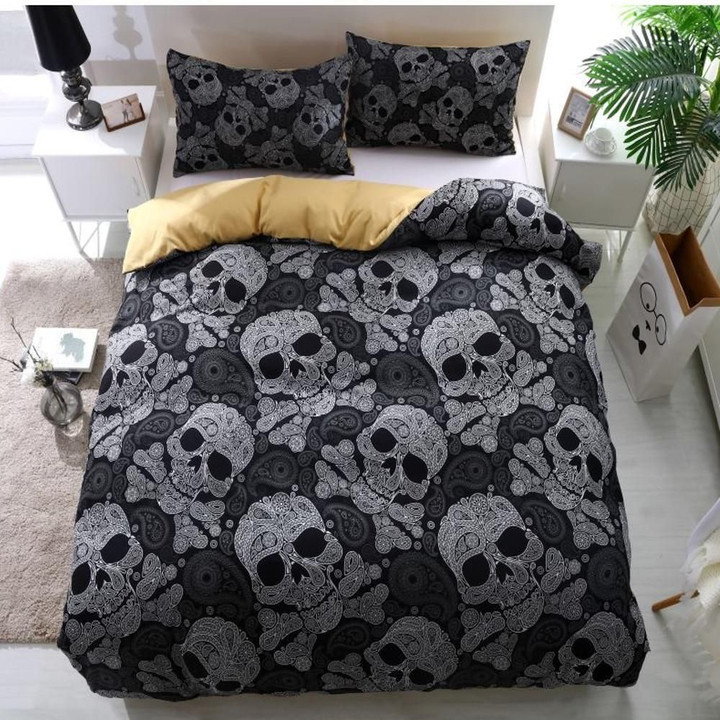 Twisted Skull Bedding Set Bedroom Decor