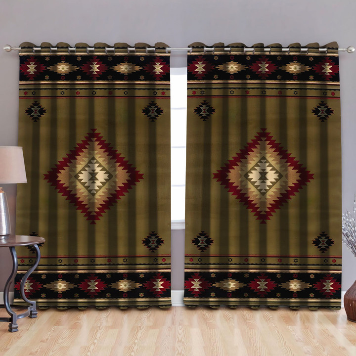 Native American Aesthetic Value Pattern Printed Window Curtain