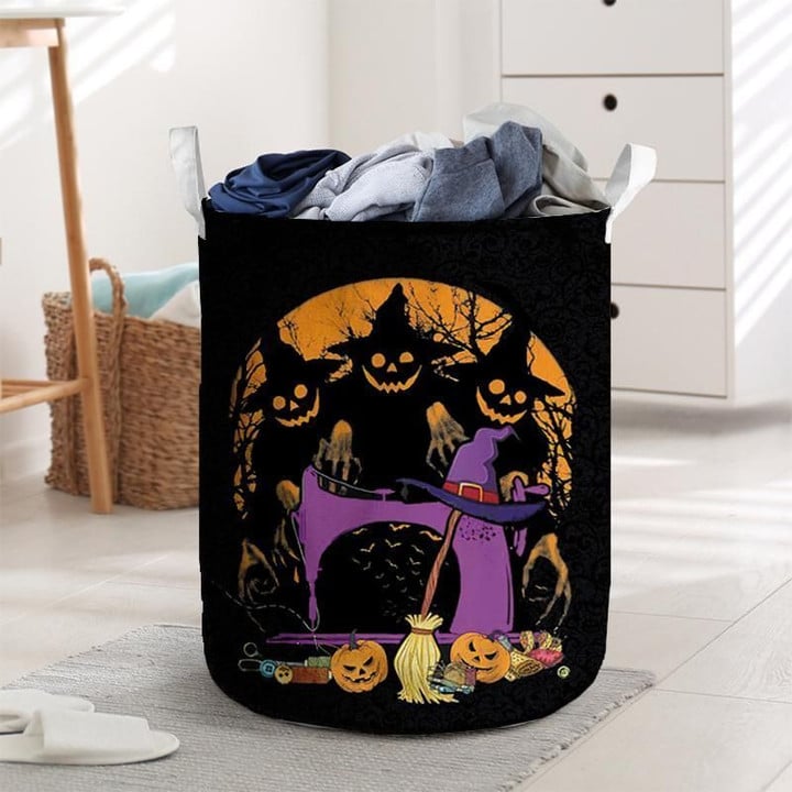 Halloween Sewing Laundry Basket