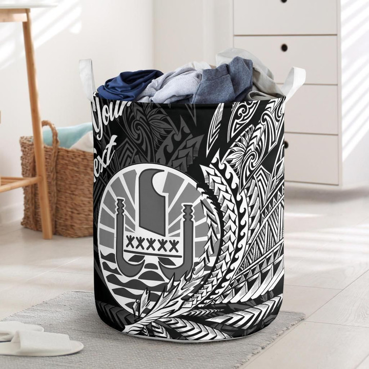 Tahiti Custom Wings Style With No Face Printed Laundry Basket
