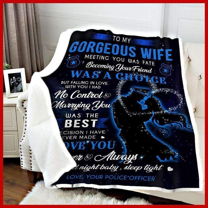 Marrying You Was The Best Desicion Gift For Wife Blanket