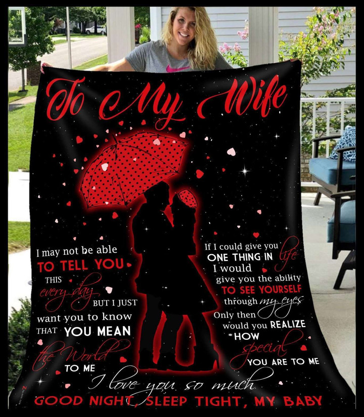 Fleece Blanket Blanket Gift For Wife How Special You Are To Me